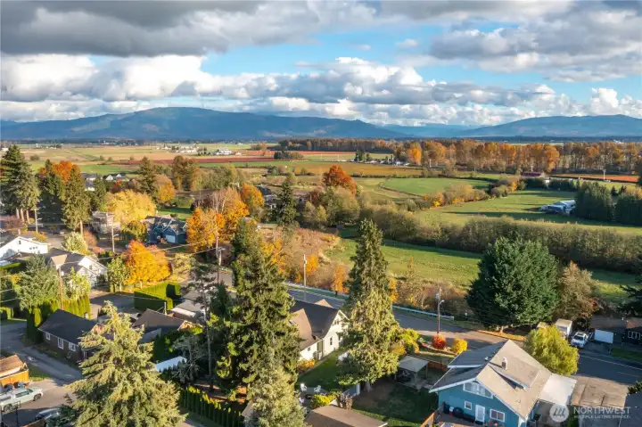 Valley and mountain views!
