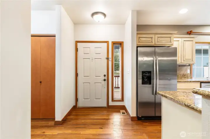 Unit A: Front Door near the kitchen