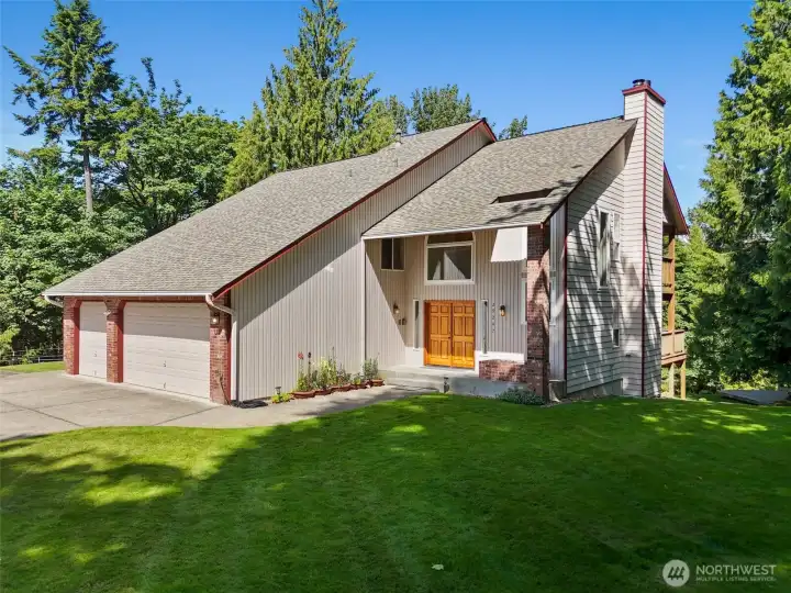 Custom home situated on over 11 acres has been meticulously maintained by one owner since new in 1992.