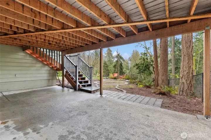 Covered Patio Off Lower Level / Separate Back Door Entrance