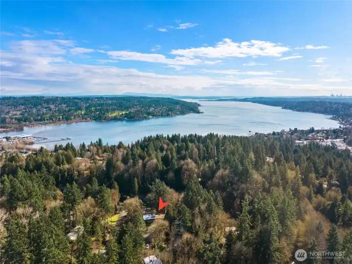 Aerial Location View/Lake WA