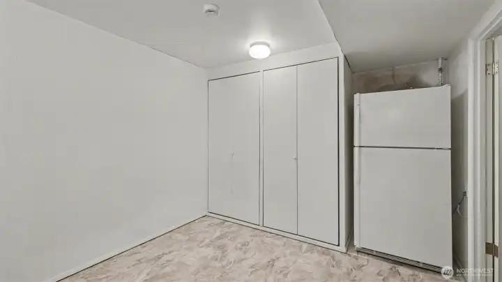 Laundry room with storage