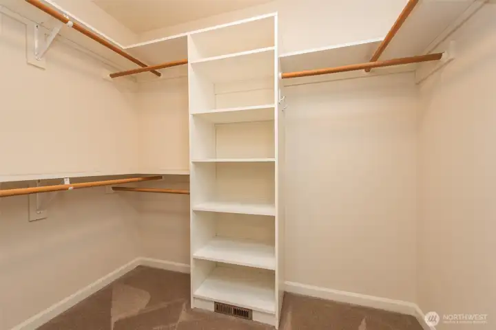Primary Walk-in Closet