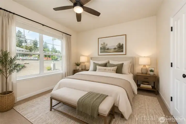 Guest Bedroom 2 - Virtually Staged