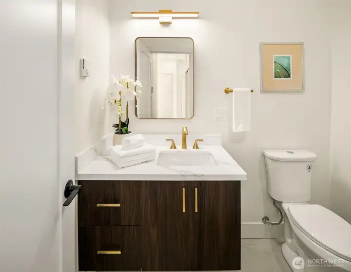 3/4 bathroom on main floor