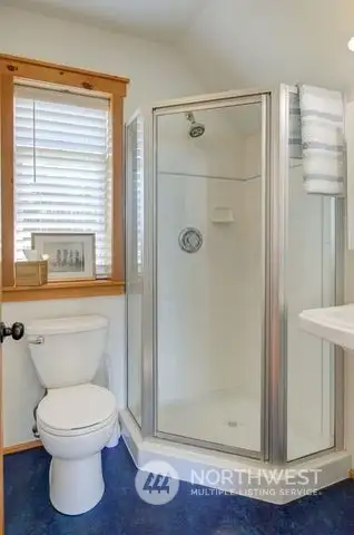 The 3/4 bath is clean and convenient.