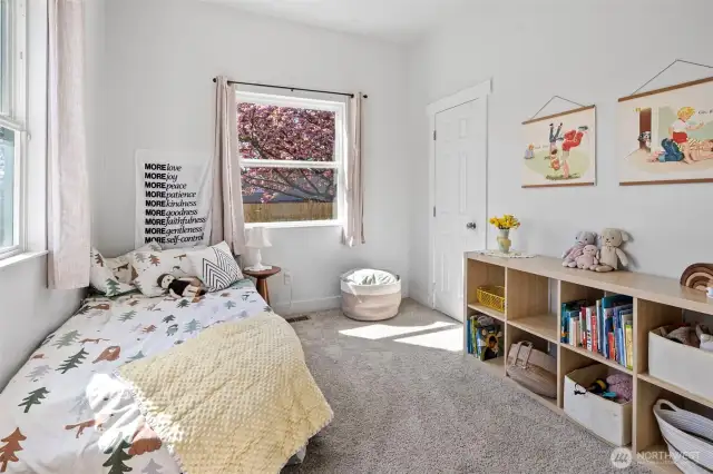 First Bedroom as you enter the home.