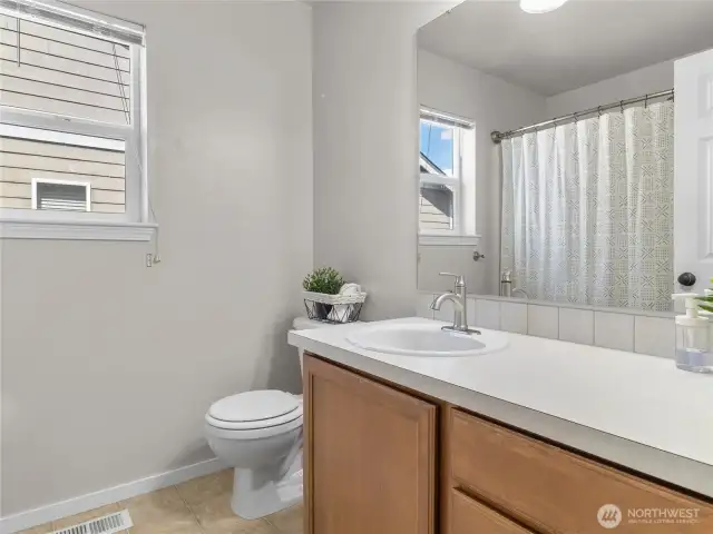 Shared bathroom.