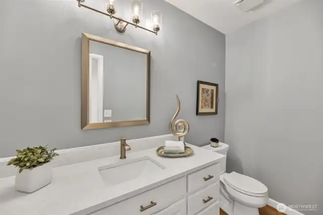 Main floor powder room for your convenience