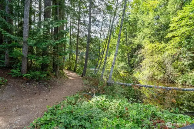 Miles of walking trails