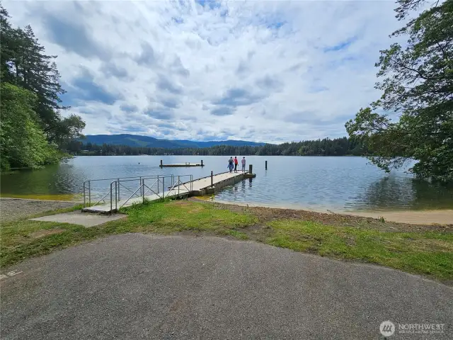 Swimming Beach with Dock