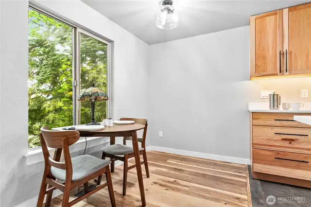 Dining space.