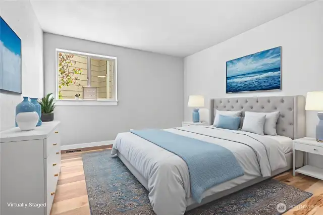Virtually Staged Bedroom 1