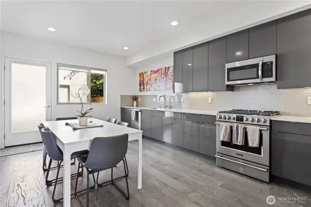 Very spacious kitchen, lots of counter-space & storage