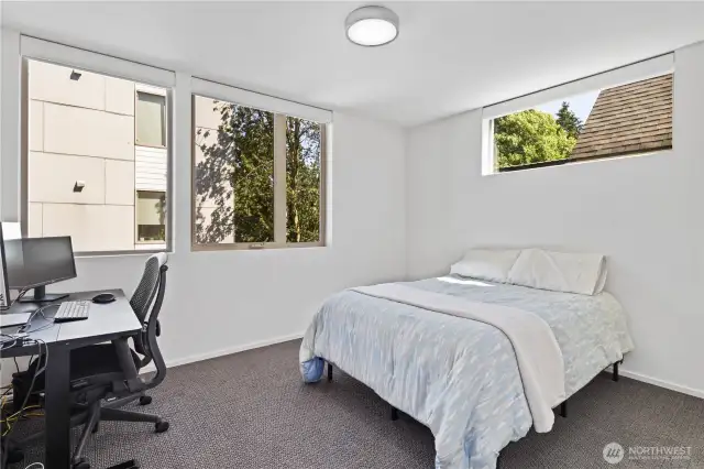 Each bedroom has its own floor - this one is also used at an office