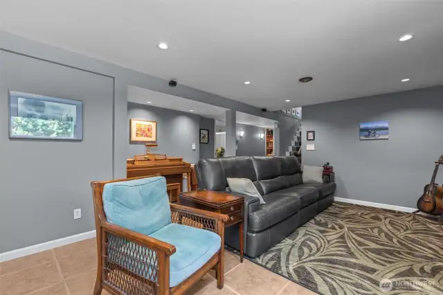 Rec room on lower level.