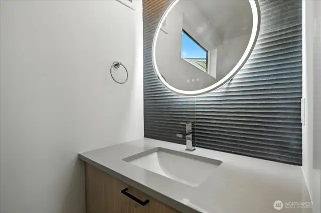 Half bath on the  main floor
