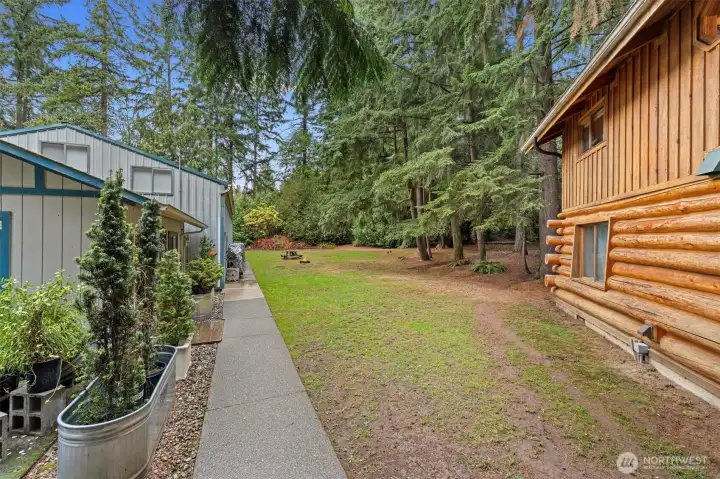 Garages are just steps from your Home!