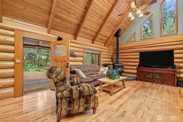 2 Front Doors. This one opens into the Living Room.