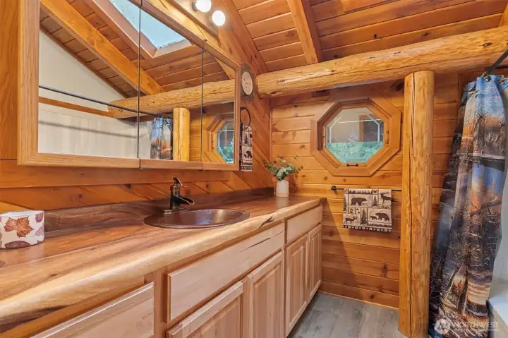 Updated Main Bath w/New Flooring, New Cabinet, New Countertop, New Sink & Fixtures!