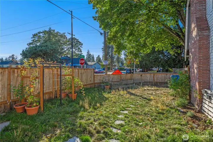2nd view side yard