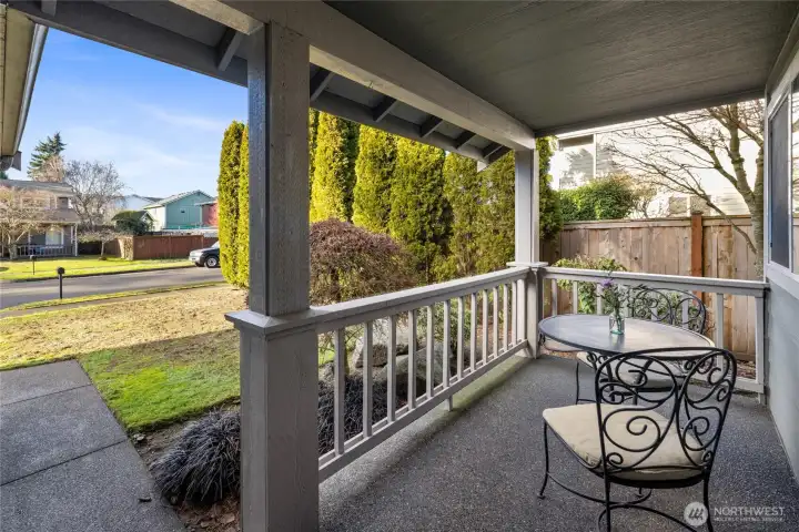 Look out and watch the deer as they graze through.