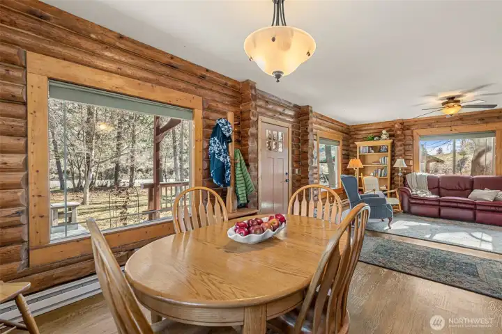 Dining Area with Outdoor Views -