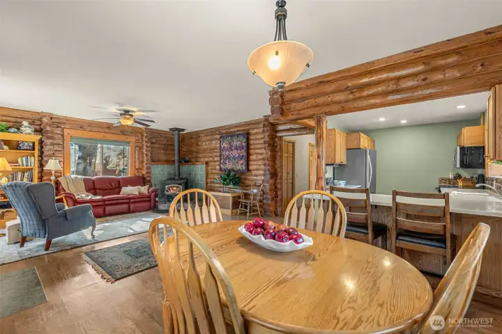 Dining & Kitchen Connection =  The dining area connects effortlessly to the kitchen and great room, making entertaining easy and everyday living comfortable in this open, inviting layout.