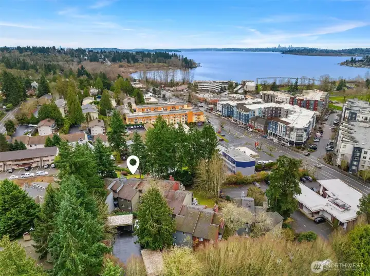 Blocks to Juanita Beach Park