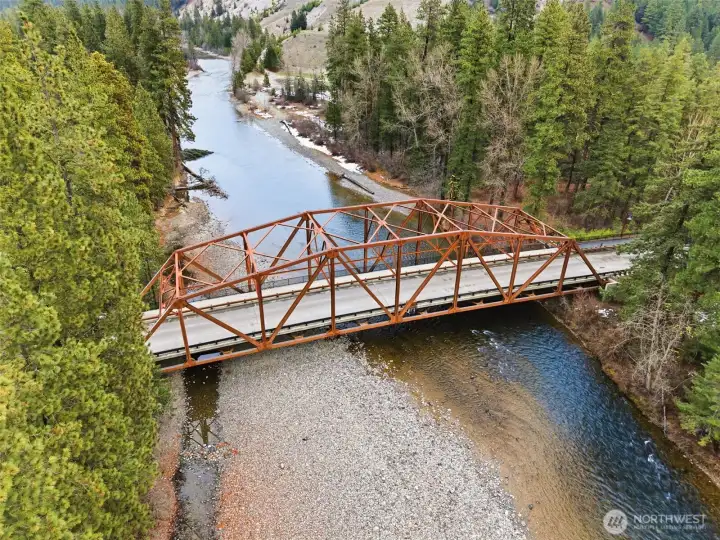 When you enter the private community of Tumble Creek you pass over the Cle Elum River & Tumble Creek Bridge. The river offers a variety of summer activities including river rafting & fly fishing.
