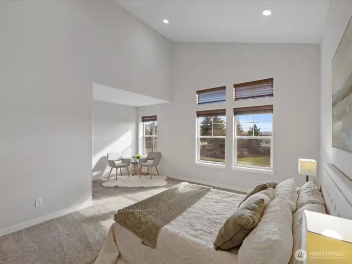 Enjoy having your own private retreat in the primary suite.