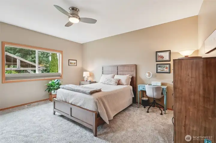 Another view of the comfortable primary retreat.