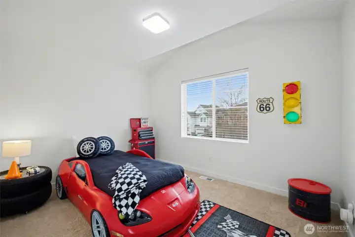 Bed 3 with mountain views