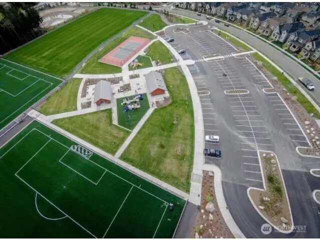 Jeanne Hansen park is steps from the home!