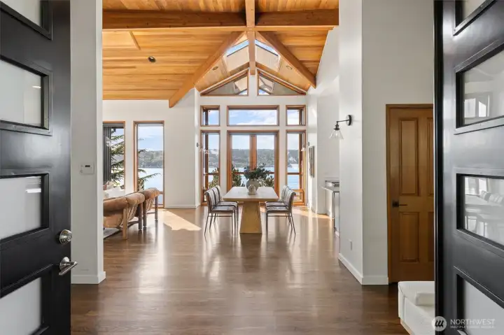Soaring ceilings and a contemporary northwest style are swoon-worthy.