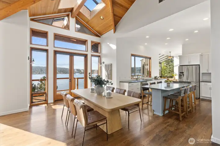 Warm wood tones and timeless design throughout.