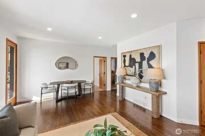 Another view of the family room looking towards the bedrooms.