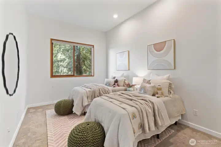 The 4th spacious bedroom on the lower level.