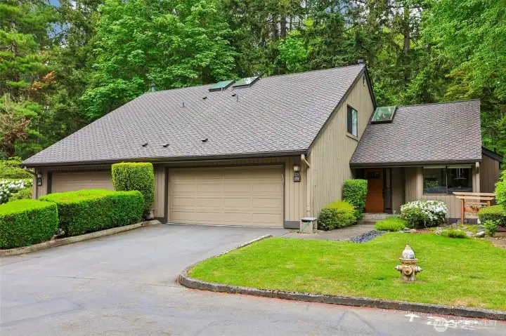 Front view & and side yard