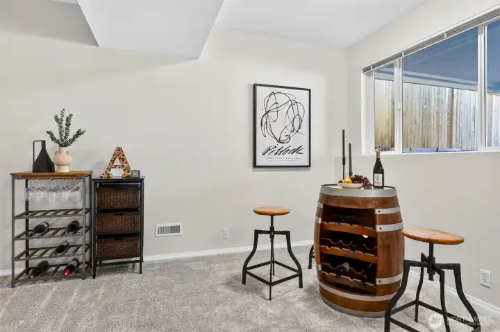 Lower Level - Wine Tasting or Workout area