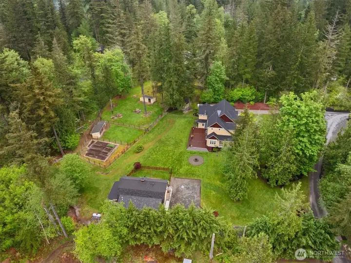 Grounds w/Gardens, Pastures & Outbuildings