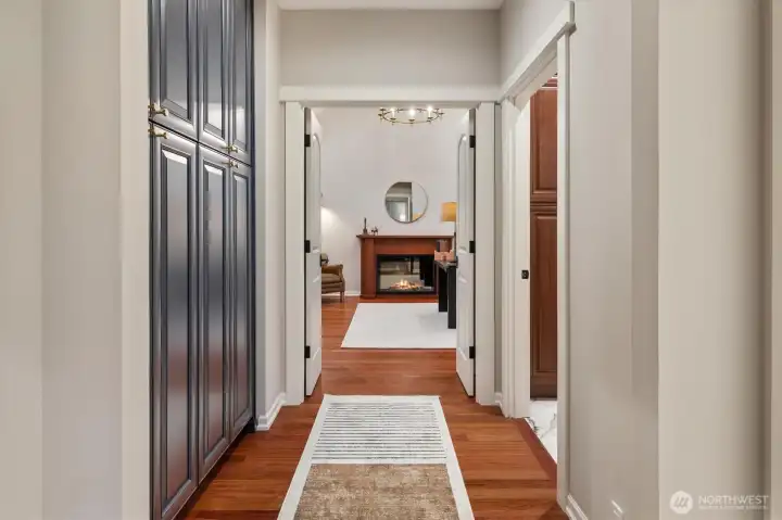 Entry to Laundry & Study