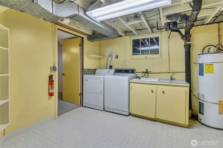 Laundry room.