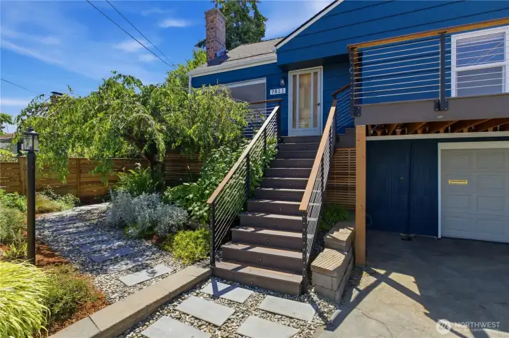Inviting front walkway.