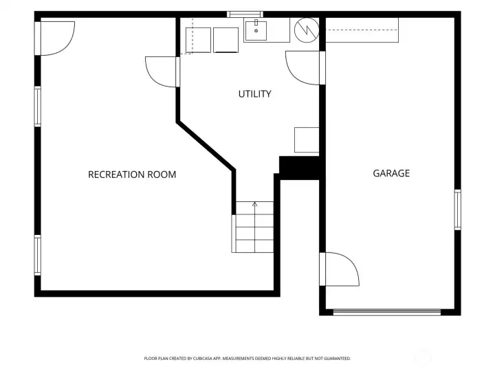 Lower level floorplan