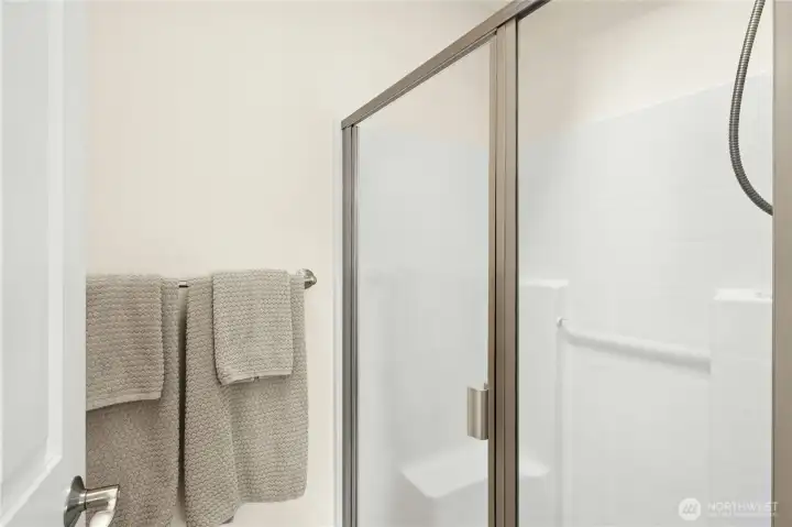 Shower & WC in Primary Bath Shower & WC in Primary Bath