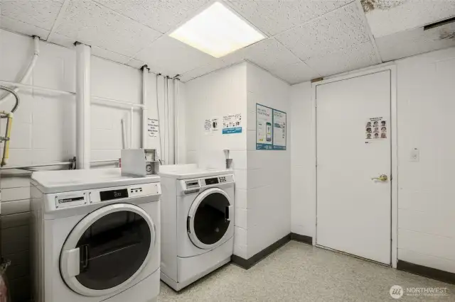 Laundry room, located on the 3rd floor, just a few doors down from the unit.