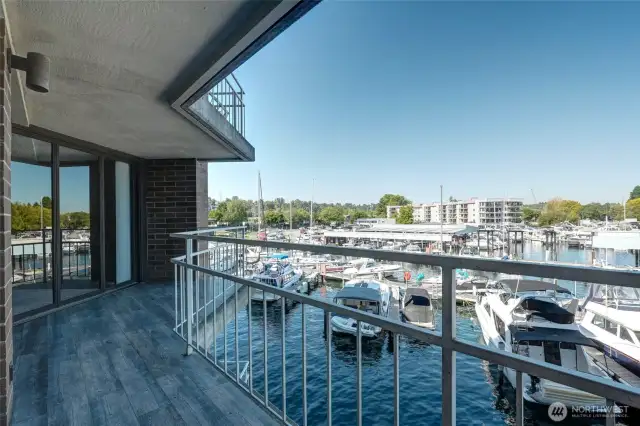 View from private balcony