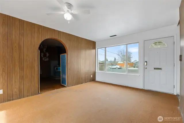 Living Room with Bonus Room
