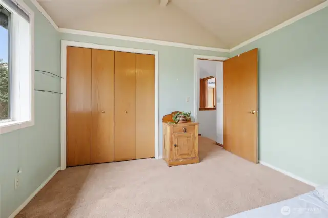 Another view of the bedroom. So much light!